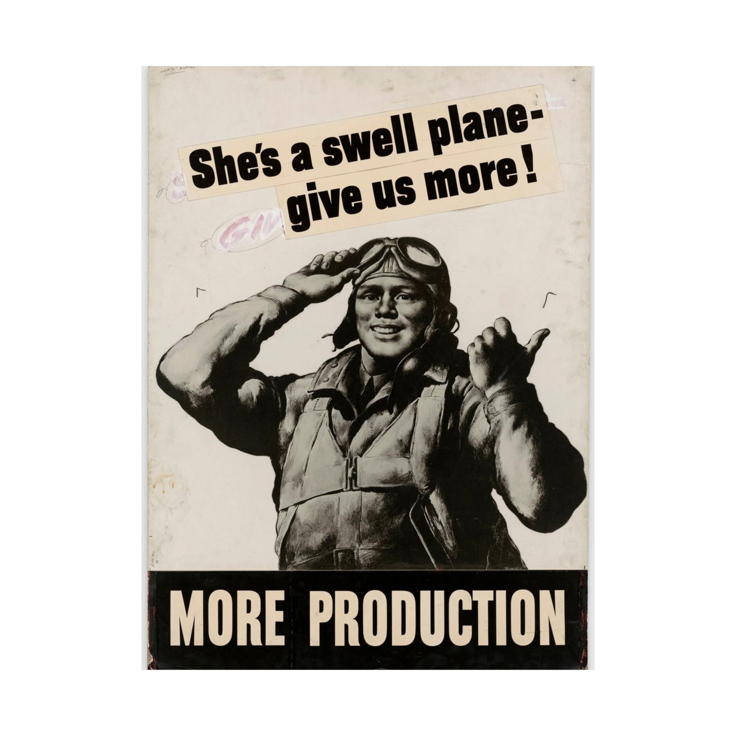 She's a swell plane - give us more!  MORE PRODUCTION [Riggs] High Quality Matte Wall Art Poster for Home, Office, Classroom