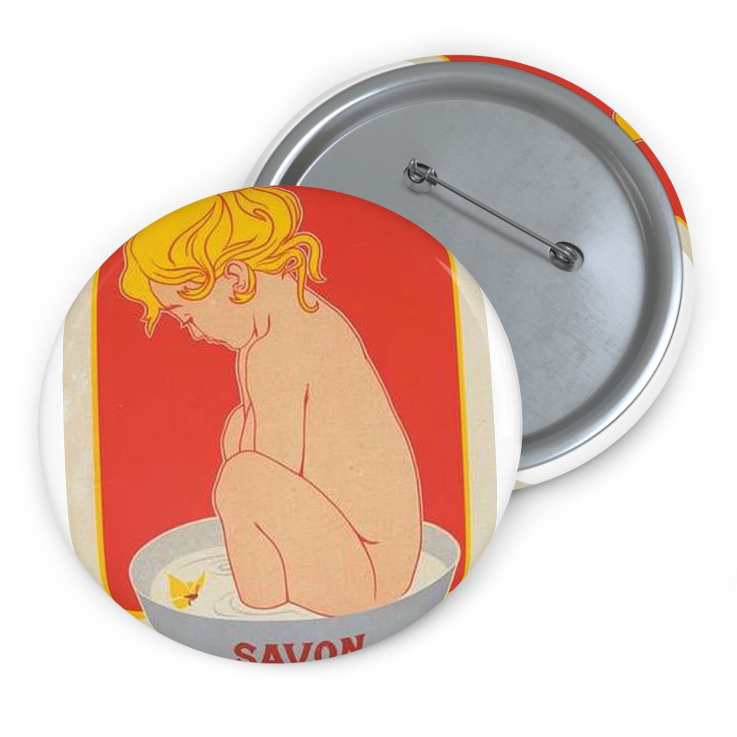 Affiche belge pour le "Savon Starlight". Pin Buttons with Crisp Design