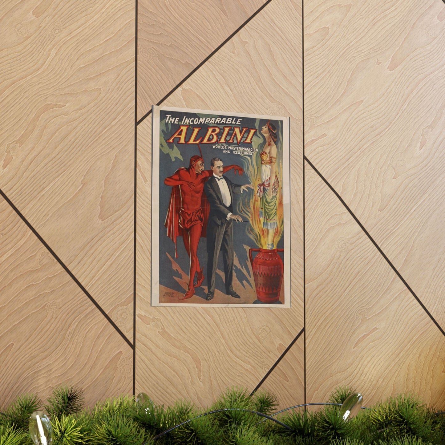 TheIncomperable Albini Theatrical Poster High Quality Matte Wall Art Poster for Home, Office, Classroom