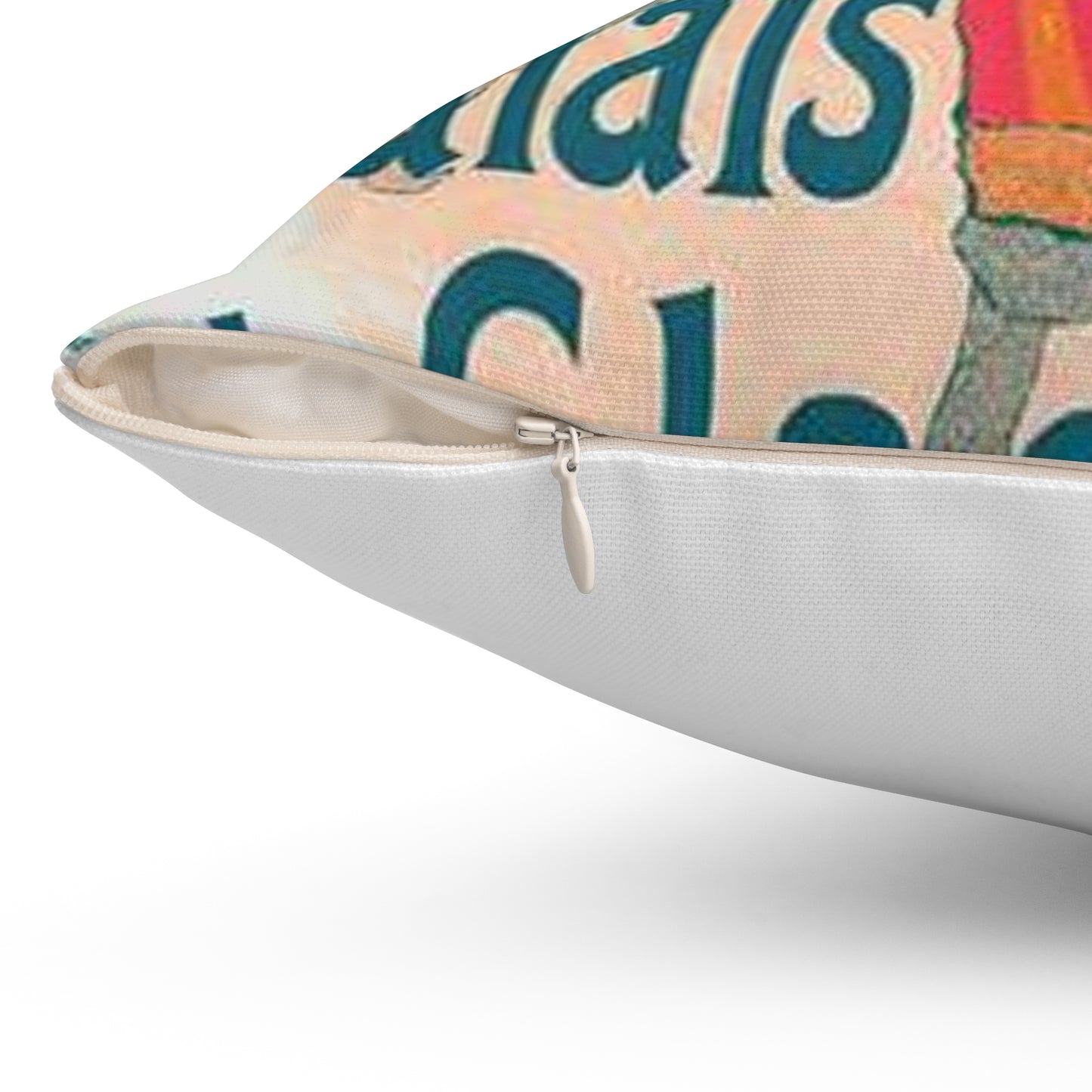 Nouvelle affiche pour le "Palais de Glace". Decorative Accent Square Pillow