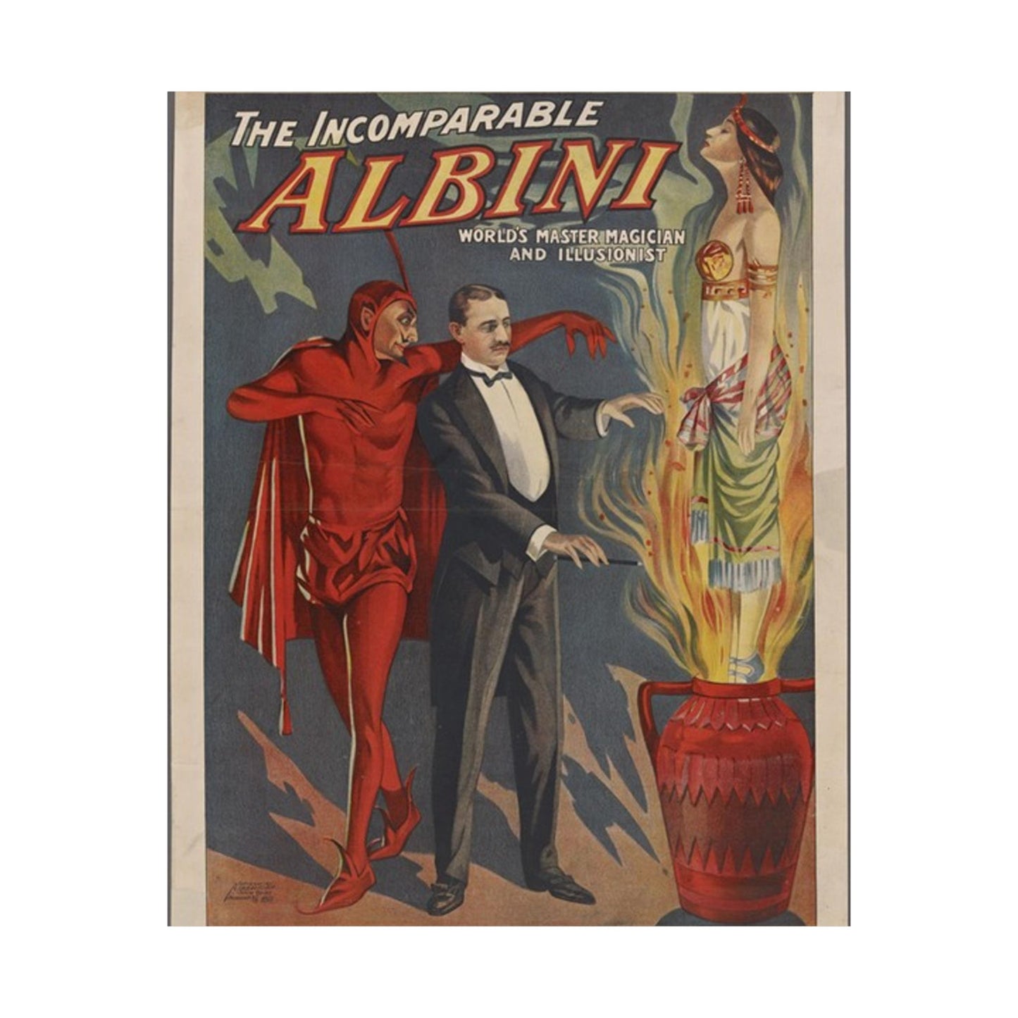 TheIncomperable Albini Theatrical Poster High Quality Matte Wall Art Poster for Home, Office, Classroom