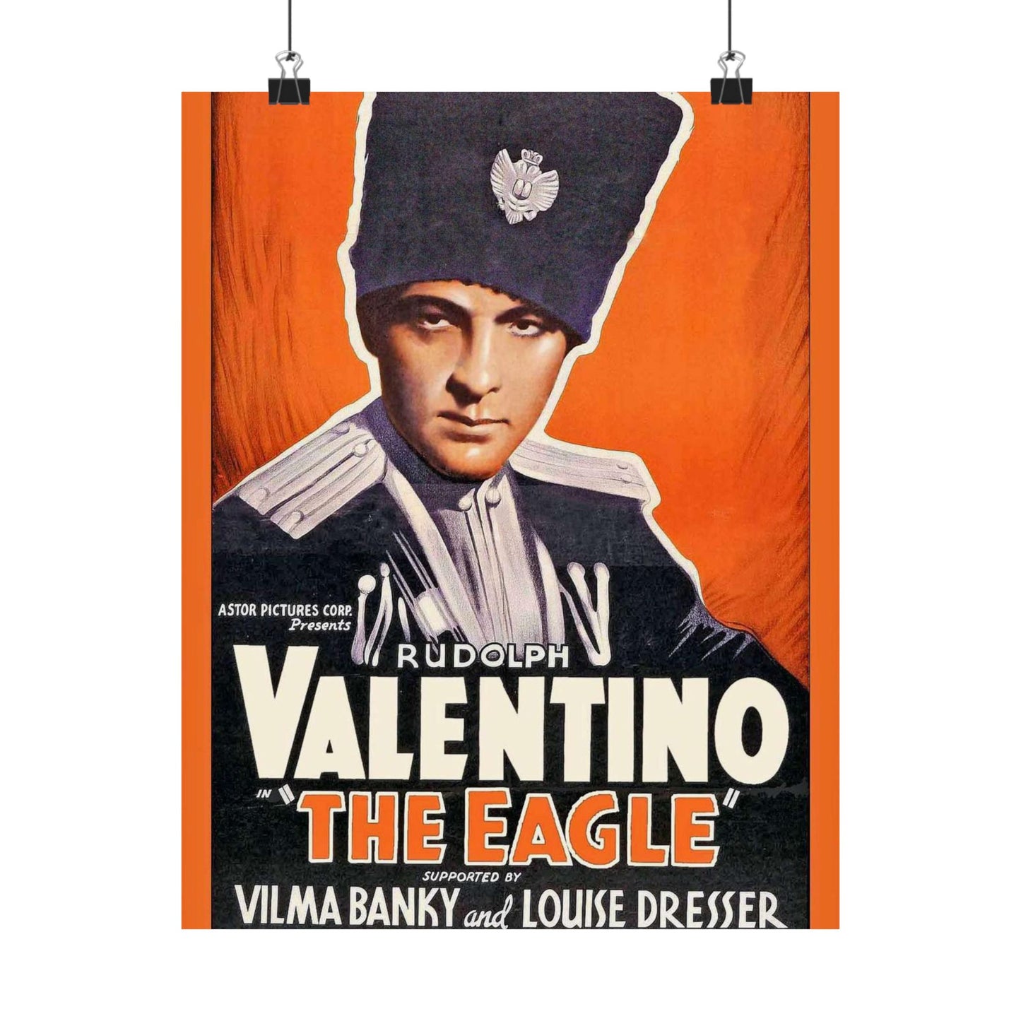 The-Eagle-1925-Rudolph-Valentino High Quality Matte Wall Art Poster for Home, Office, Classroom