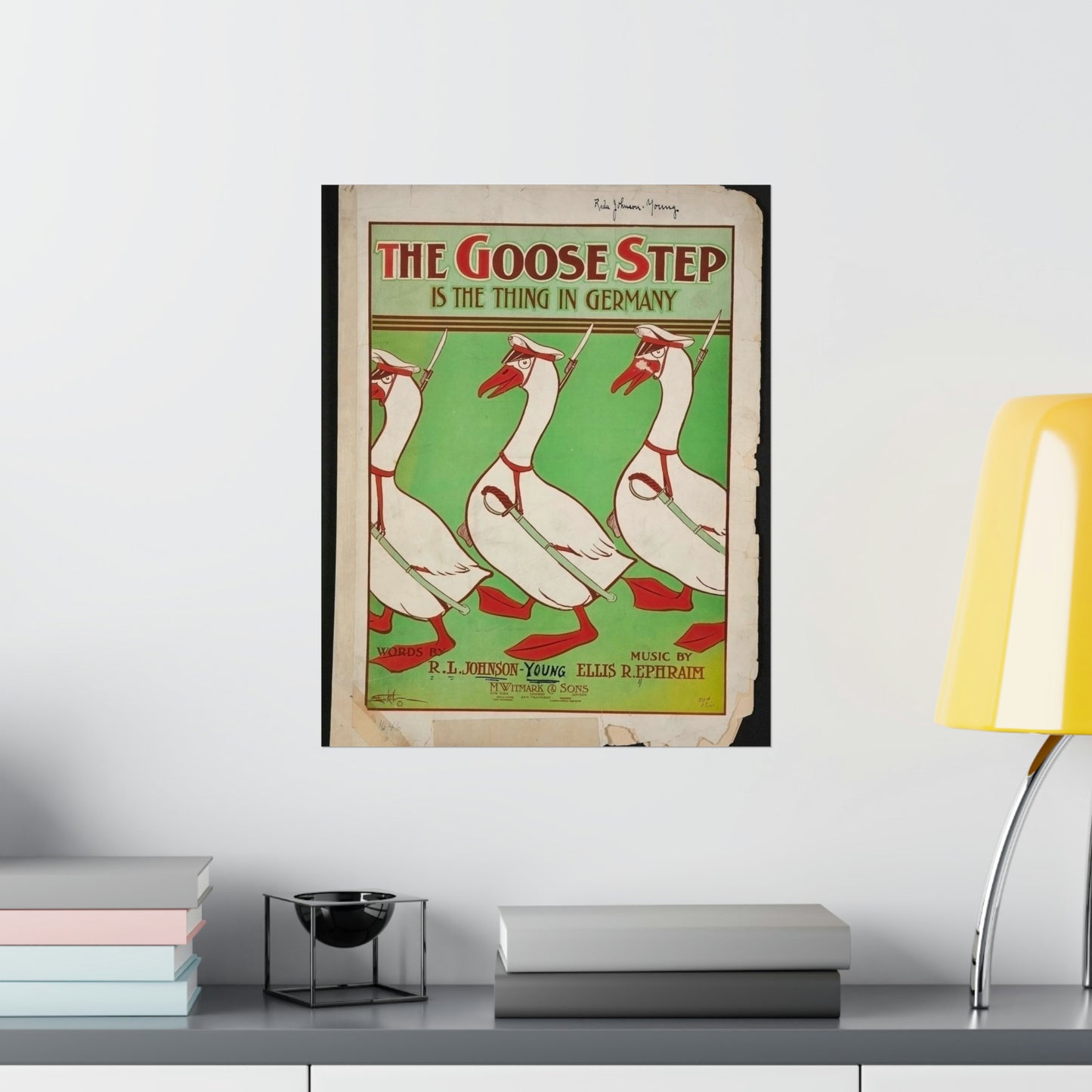 The goose step is the thing in Germany High Quality Matte Wall Art Poster for Home, Office, Classroom