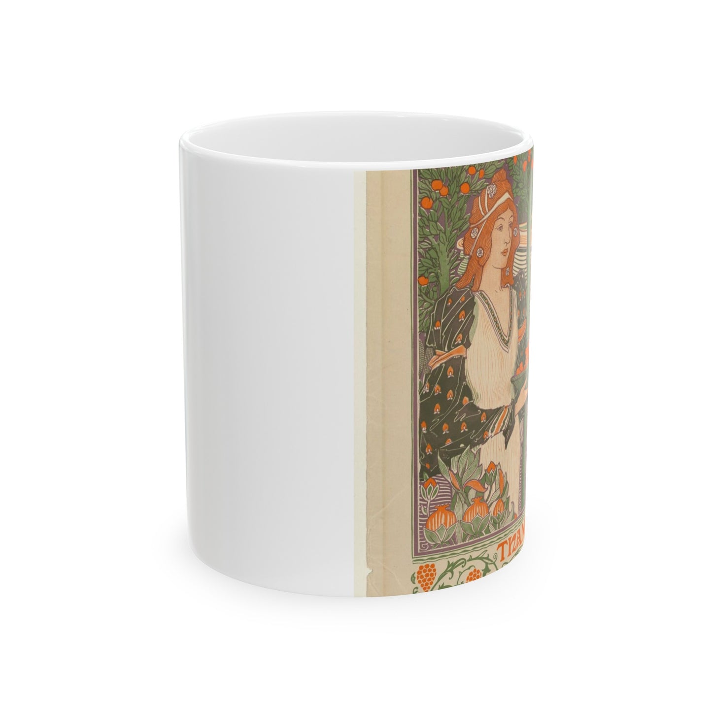 Louis Rhead - Harper's Bazar: Thanksgiving Beautiful Novelty Ceramic Coffee Mug 11oz