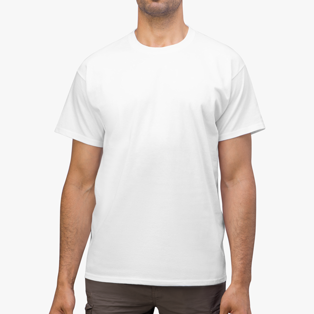 White T-Shirt Gildan 2000 Cotton Unisex - Photo Upload