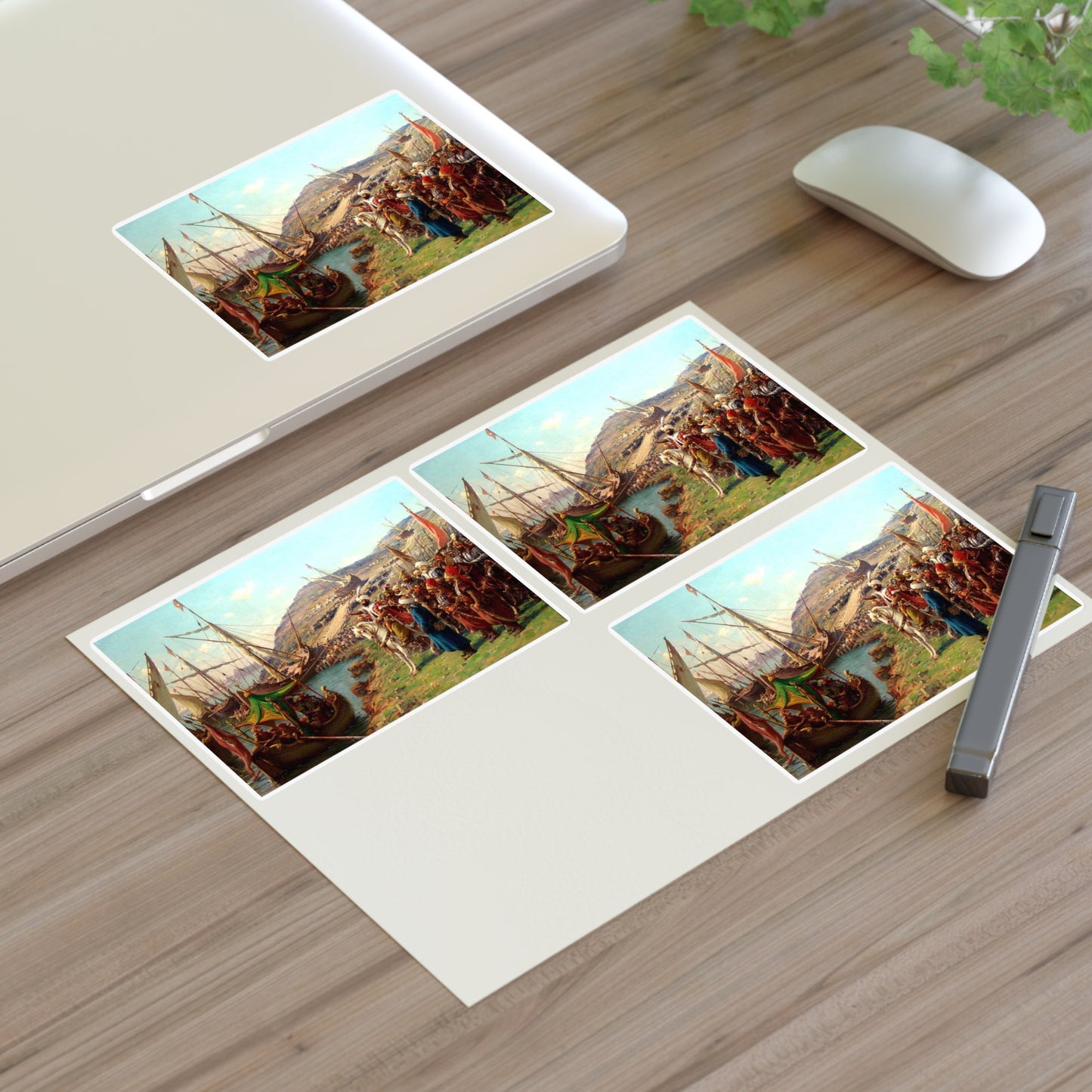 Kusatma Zonaro - Public domain scan / painting Laminated UV Protective Vinyl Stickers