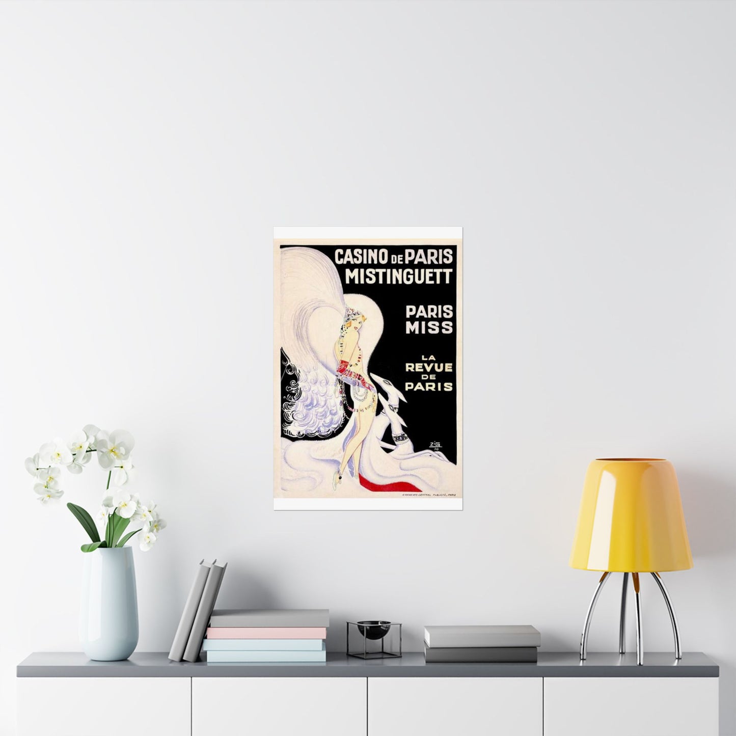 Louis Gaudin - La Revue de Paris 1930 High Quality Matte Wall Art Poster for Home, Office, Classroom