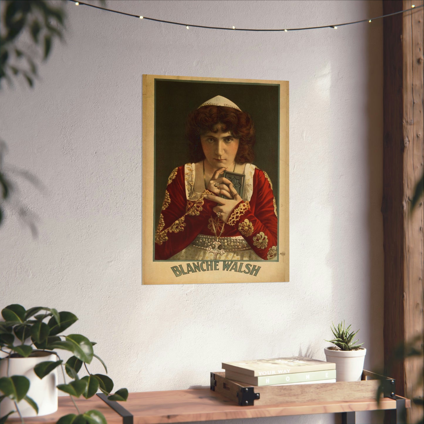 Blanche Walsh, American vaudeville and popular entertainment 1870 1920 High Quality Matte Wall Art Poster for Home, Office, Classroom