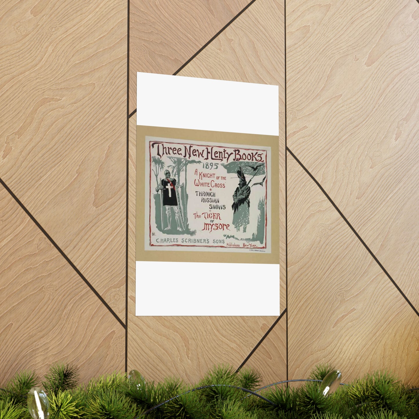 Three new Henty books., Art Nouveau Poster High Quality Matte Wall Art Poster for Home, Office, Classroom
