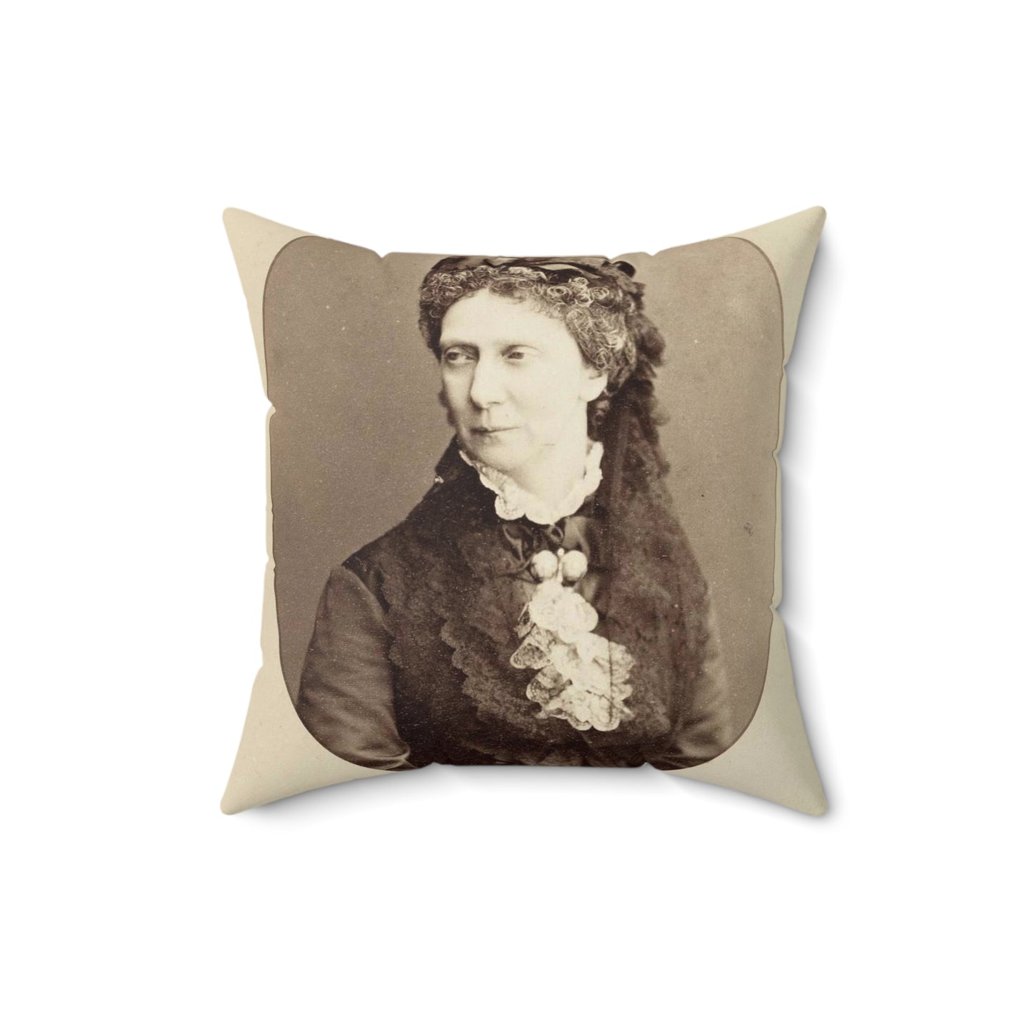 Maria Alexandrovna (Marie of Hesse) Decorative Accent Square Pillow