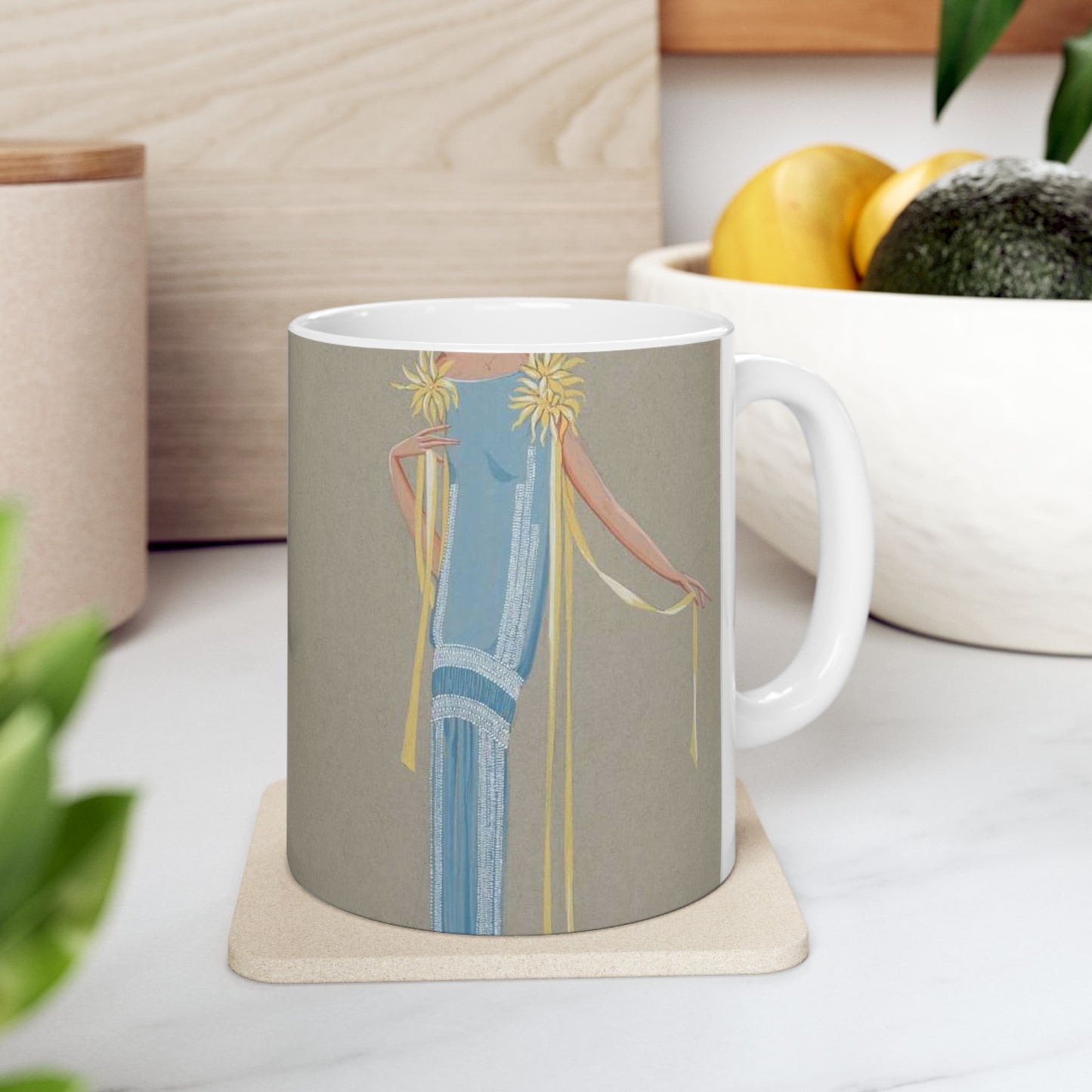 Projet de costume féminin : Butterfly. 1924. Beautiful Novelty Ceramic Coffee Mug 11oz