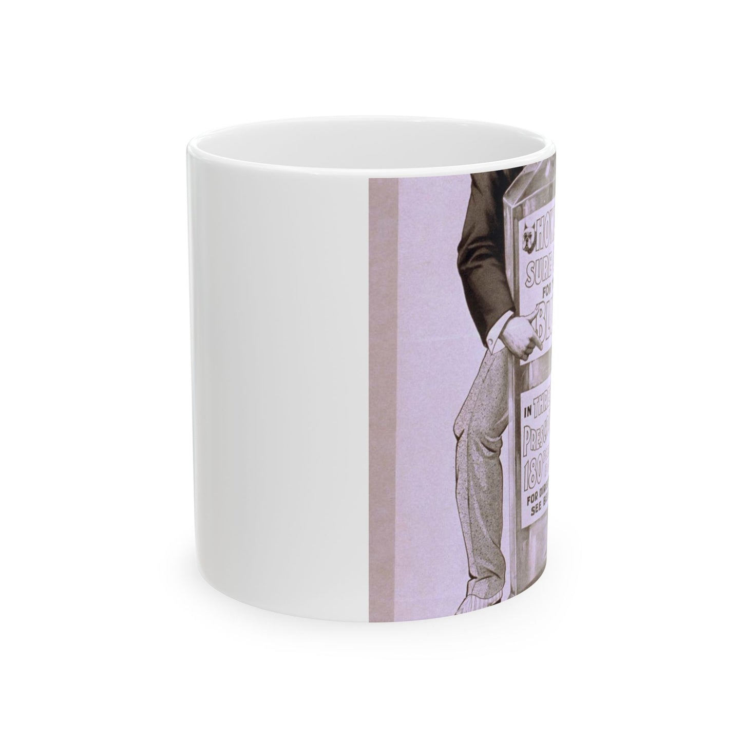 Howard's sure cure for the blues in three prescriptions and 180 pleasant doses for direction see below : secure seats for The doctor's warm reception at the Opera House, office hours, 8-to-10:30 p.m. Beautiful Novelty Ceramic Coffee Mug 11oz