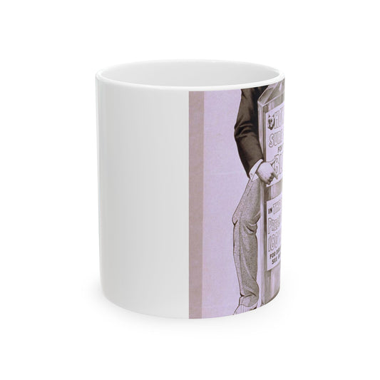 Howard's sure cure for the blues in three prescriptions and 180 pleasant doses for direction see below : secure seats for The doctor's warm reception at the Opera House, office hours, 8-to-10:30 p.m. Beautiful Novelty Ceramic Coffee Mug 11oz