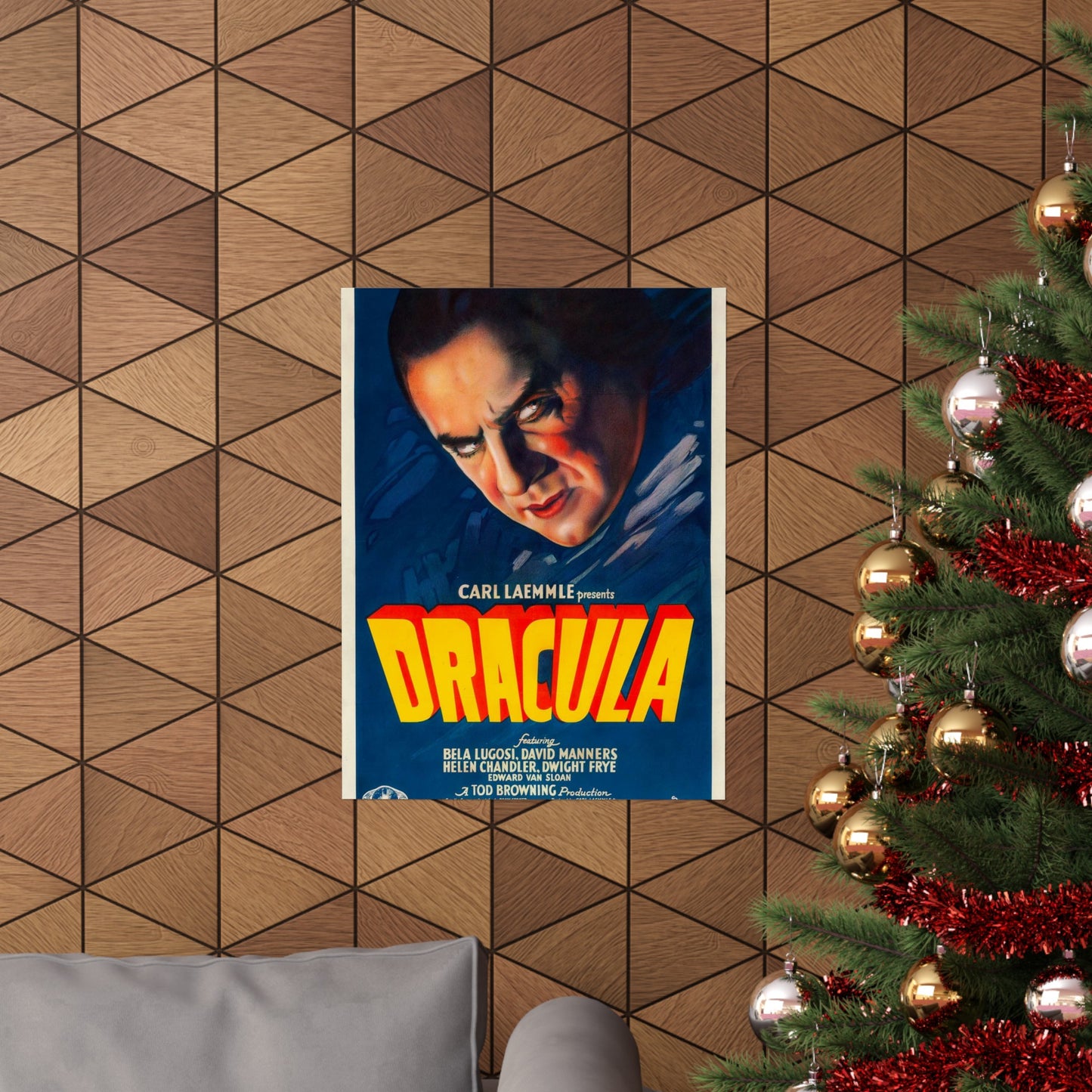 Dracula (1931 film poster - Style A) High Quality Matte Wall Art Poster for Home, Office, Classroom