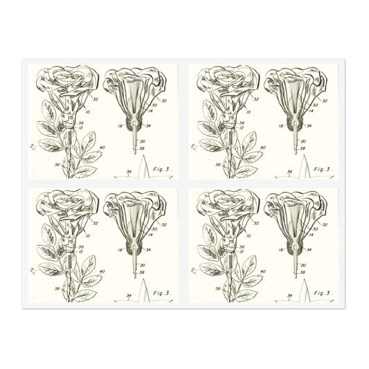 Patent Case File No. 2,514,177, Artificial Flower Attachment, Inventor- Robert J. Brown. - DPLA - 6f634e2e38985aa5942bdad41323ff90 (page 5) Laminated UV Protective Vinyl Stickers