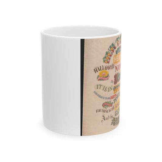 Our Father which art in Heaven - Public domain dedication image Beautiful Novelty Ceramic Coffee Mug 11oz