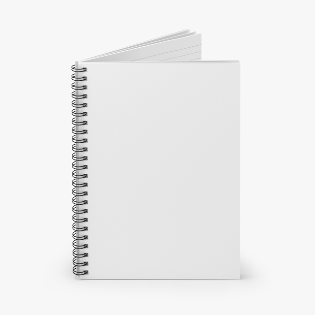 Spiral Bound Ruled Notebook with Printed Cover - Photo Upload