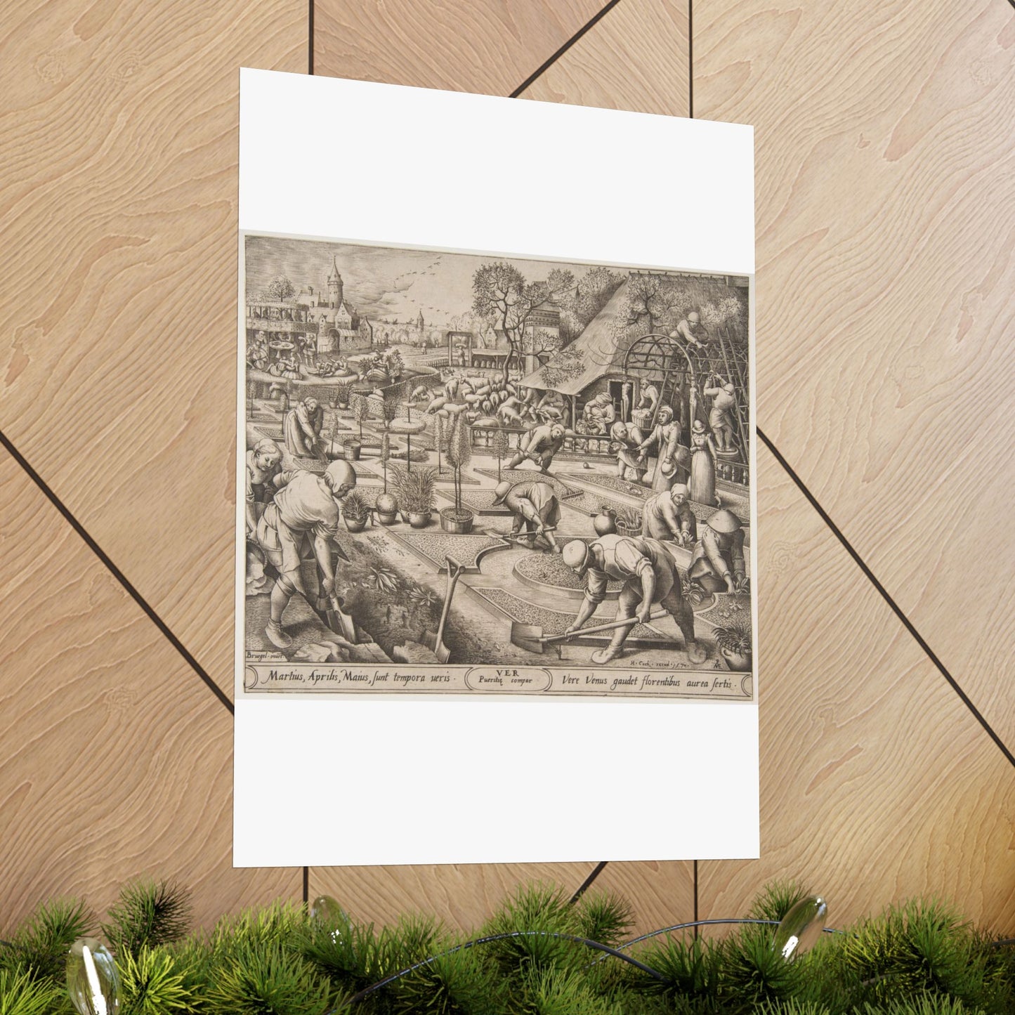 Pieter van der Heyden - Spring (Ver) from The Seasons High Quality Matte Wall Art Poster for Home, Office, Classroom