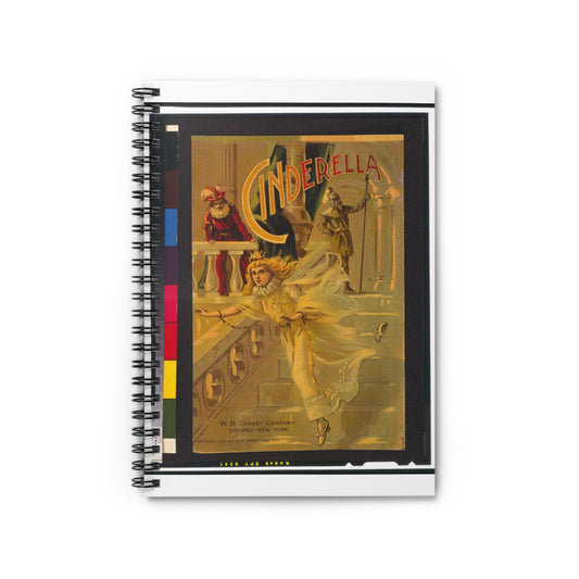 Cinderella / /W.B. Conkey Company, Chicago-New York. Spiral Bound Ruled Notebook with Printed Cover