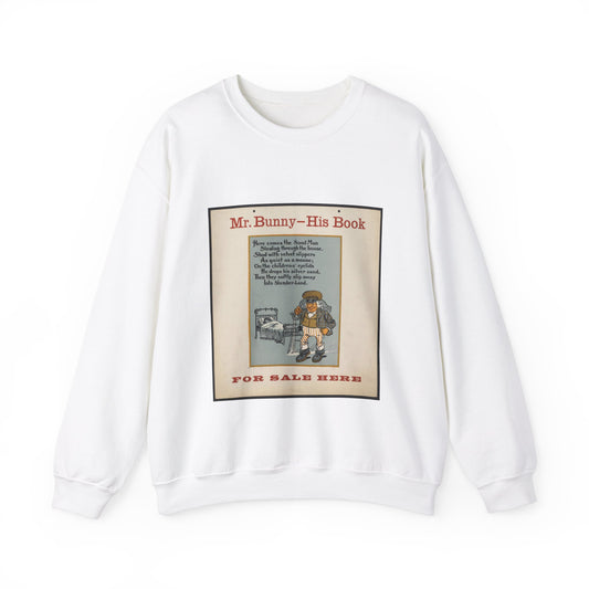 Mr. Bunny - his book, for sale here White Heavy Blend Adult Crew Neck SweatShirt