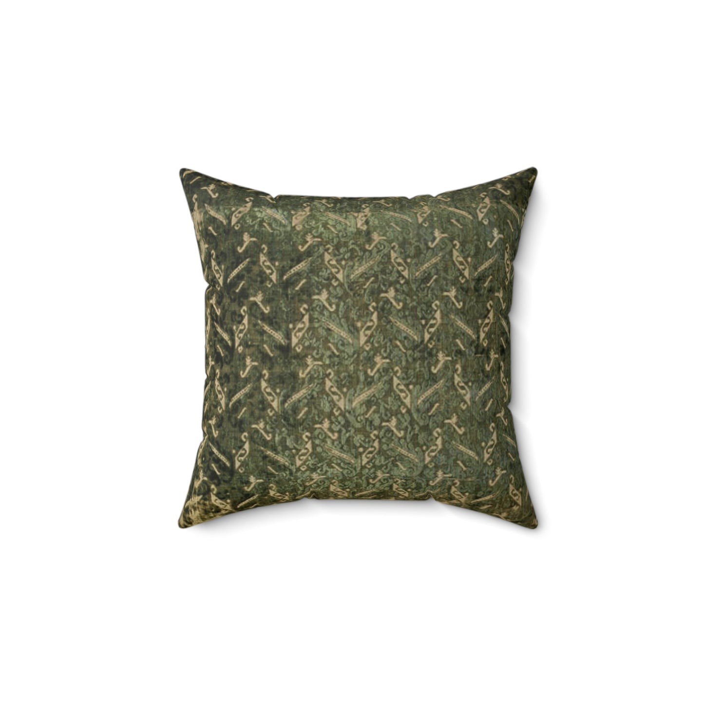 Piece, 15th century - Public domain dedication museum photo Decorative Accent Square Pillow