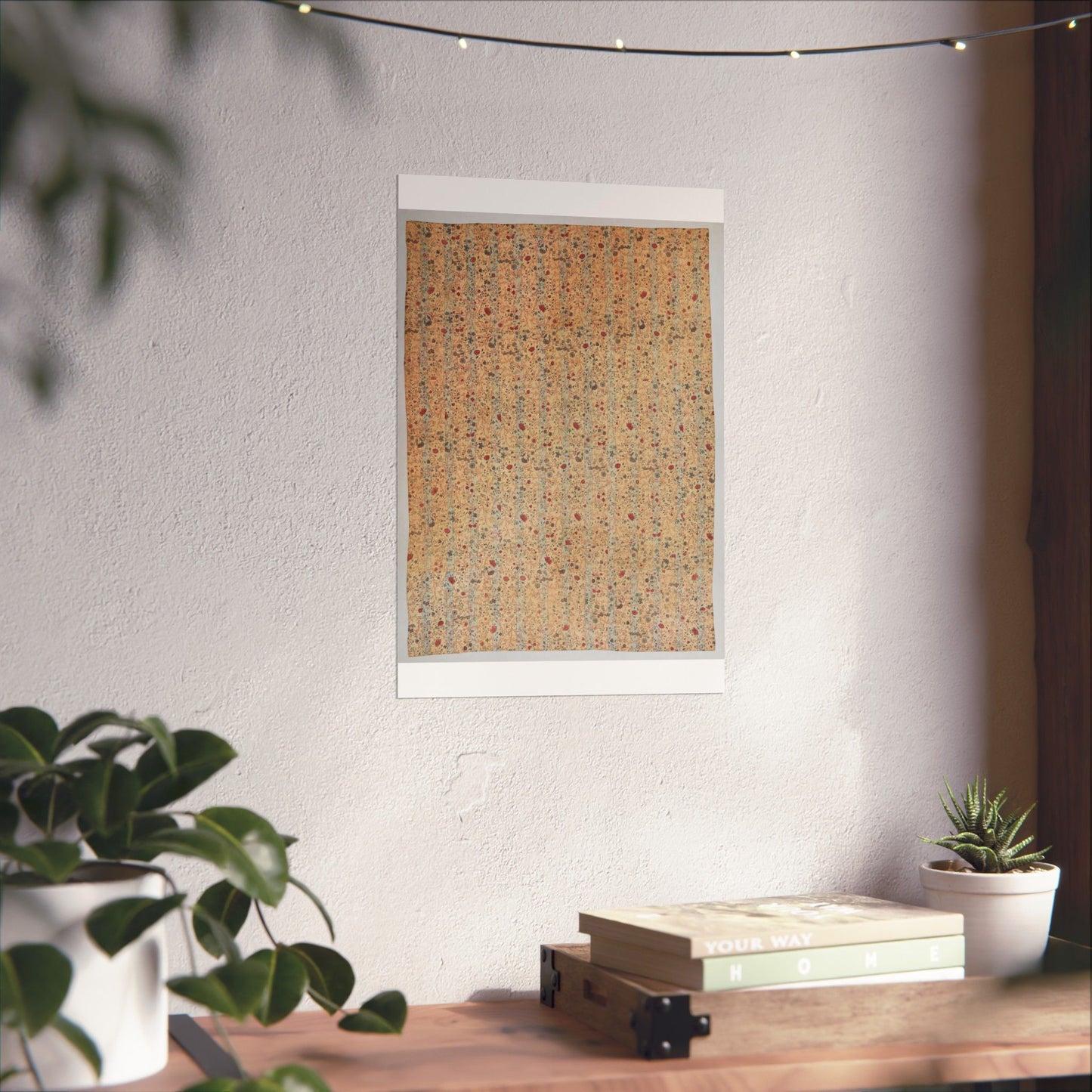 Doorgestikte sitsen sprei, France High Quality Matte Wall Art Poster for Home, Office, Classroom