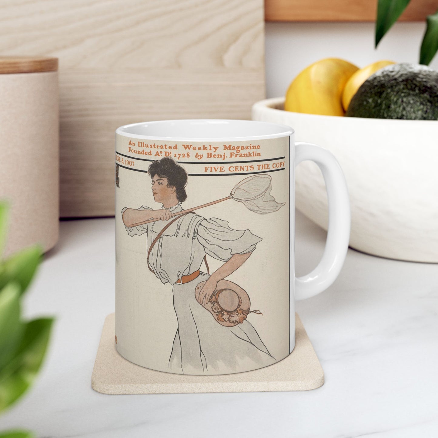 The Saturday evening post, June 8, 1907 Beautiful Novelty Ceramic Coffee Mug 11oz