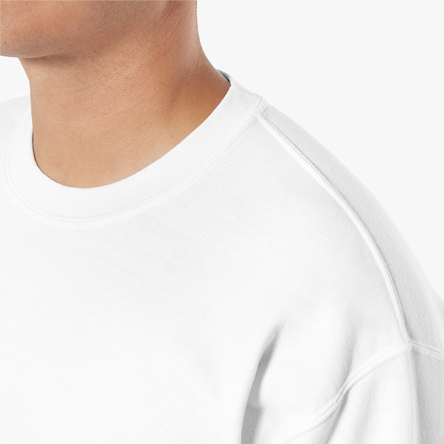 White Heavy Blend Adult Crew Neck SweatShirt - Photo Upload