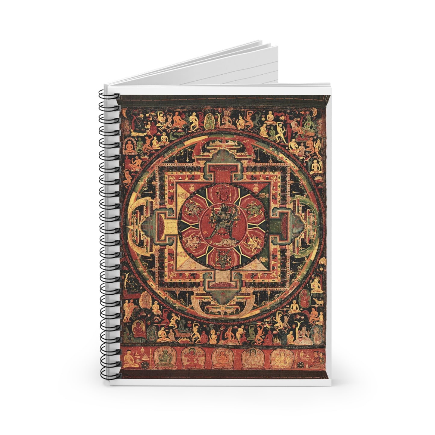 Chakrasamvara Mandala, Nepal, Kathmandu valley Spiral Bound Ruled Notebook with Printed Cover