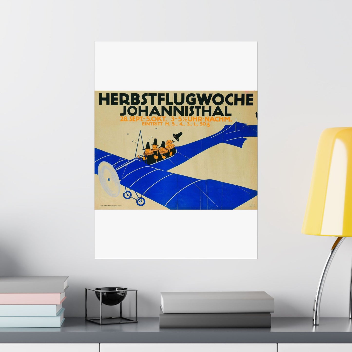 Herbstflugwoche Johannisthal - Julius Klinger High Quality Matte Wall Art Poster for Home, Office, Classroom