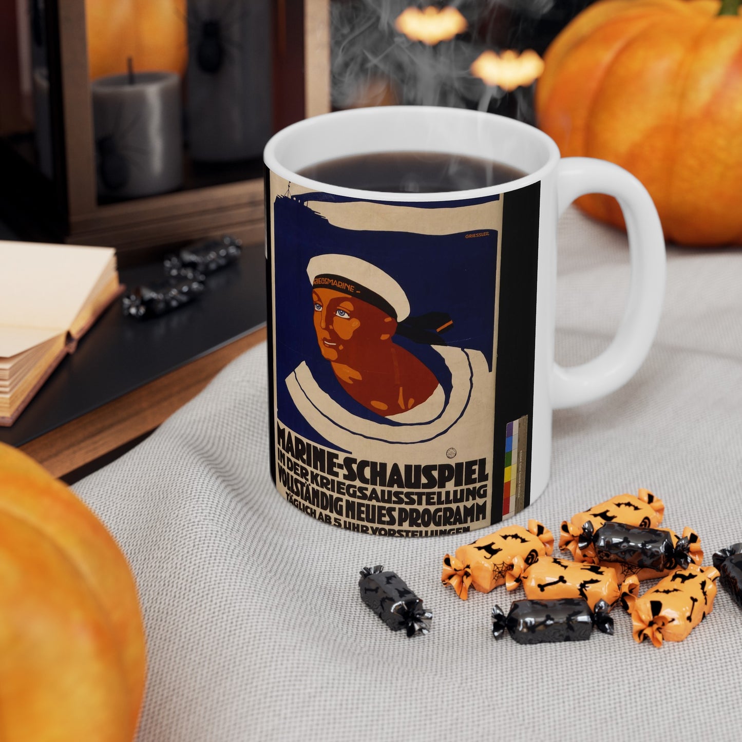 Marine-schauspiel in der Kriegsausstellung ... / Griessler. Beautiful Novelty Ceramic Coffee Mug 11oz