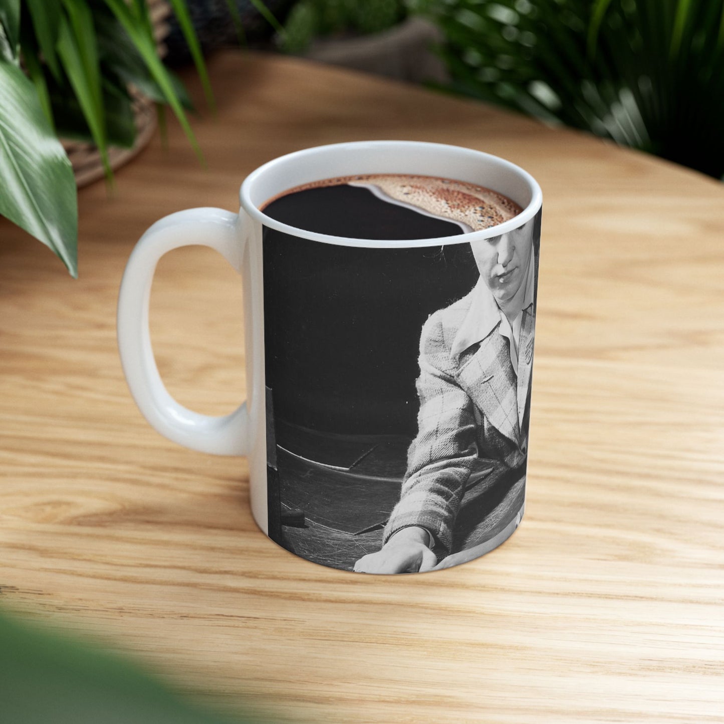"White" & "Black" work side by side - North American Aviation Co. Plant - NARA - 195477 Beautiful Novelty Ceramic Coffee Mug 11oz