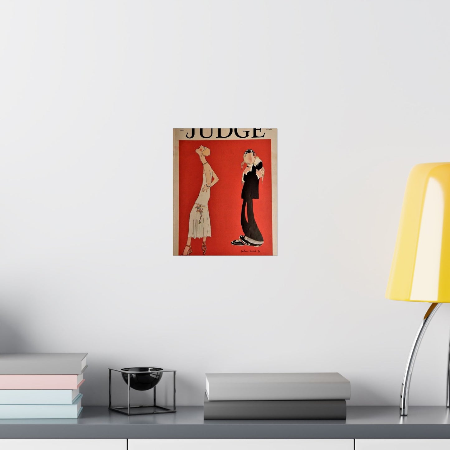 JudgeMagazine13Sep1924 - Art Deco public domain image High Quality Matte Wall Art Poster for Home, Office, Classroom