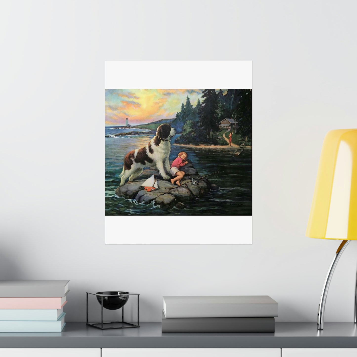 Found by Edward Mason Eggleston High Quality Matte Wall Art Poster for Home, Office, Classroom