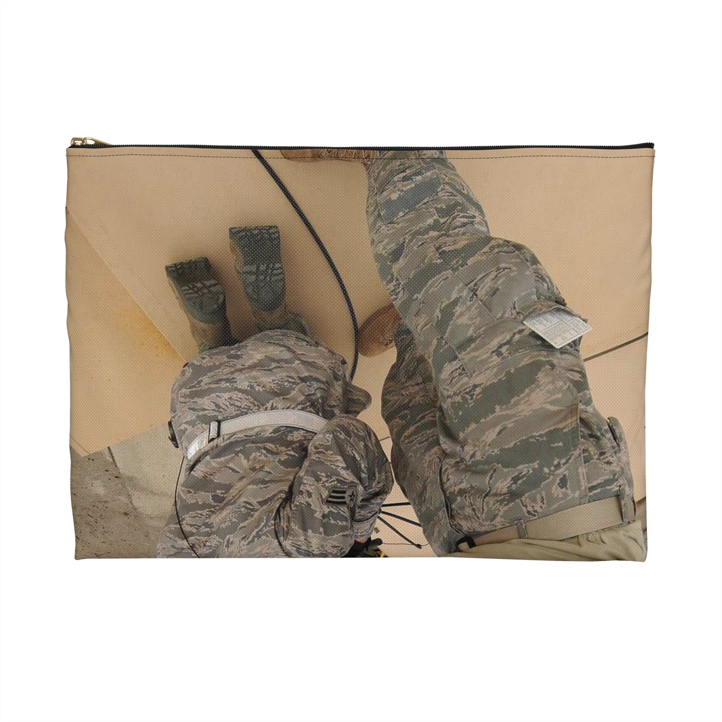 U.S. Air Force Master Sgt. Joseph Verant and Senior Large Organizer Pouch with Black Zipper