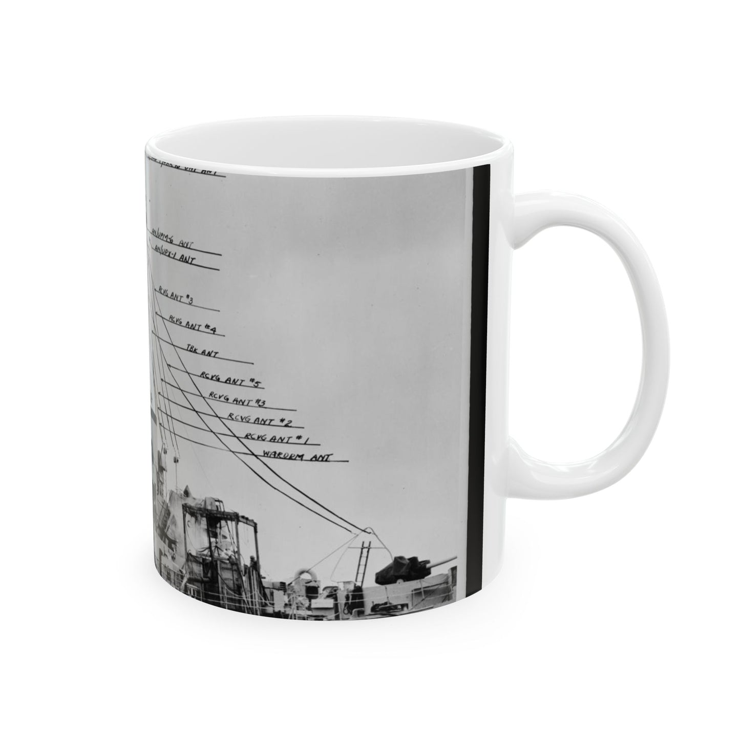 Navy Ship AF-38 Merapi - Public domain photogrpaph Beautiful Novelty Ceramic Coffee Mug 11oz