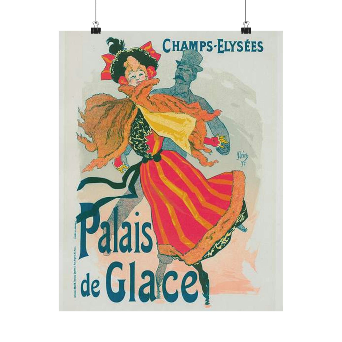 Nouvelle affiche pour le "Palais de Glace". High Quality Matte Wall Art Poster for Home, Office, Classroom