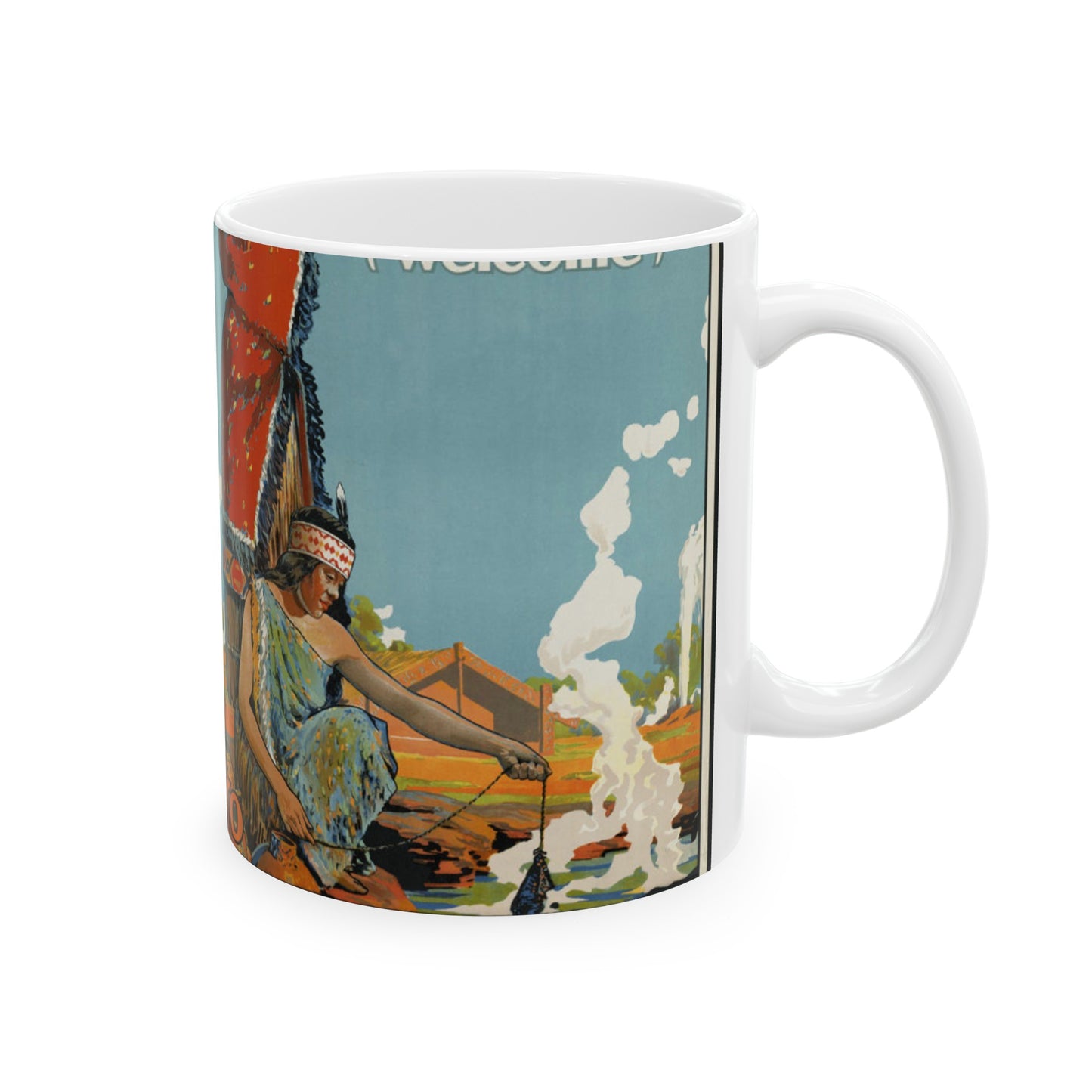 Vintage Travel Posters, 1920s-1930s Beautiful Novelty Ceramic Coffee Mug 11oz