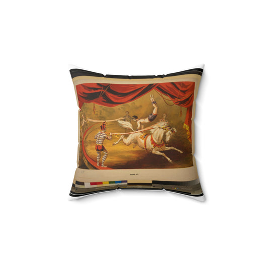 Banner act - Print, Library of Congress collection Decorative Accent Square Pillow