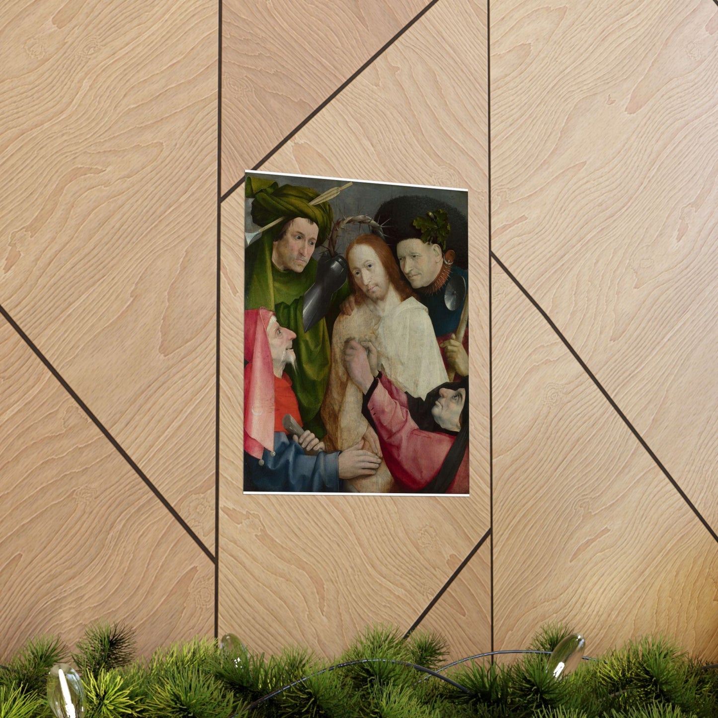 Hieronymus Bosch - Christ Mocked (The Crowning with Thorns) - Google Art Project High Quality Matte Wall Art Poster for Home, Office, Classroom