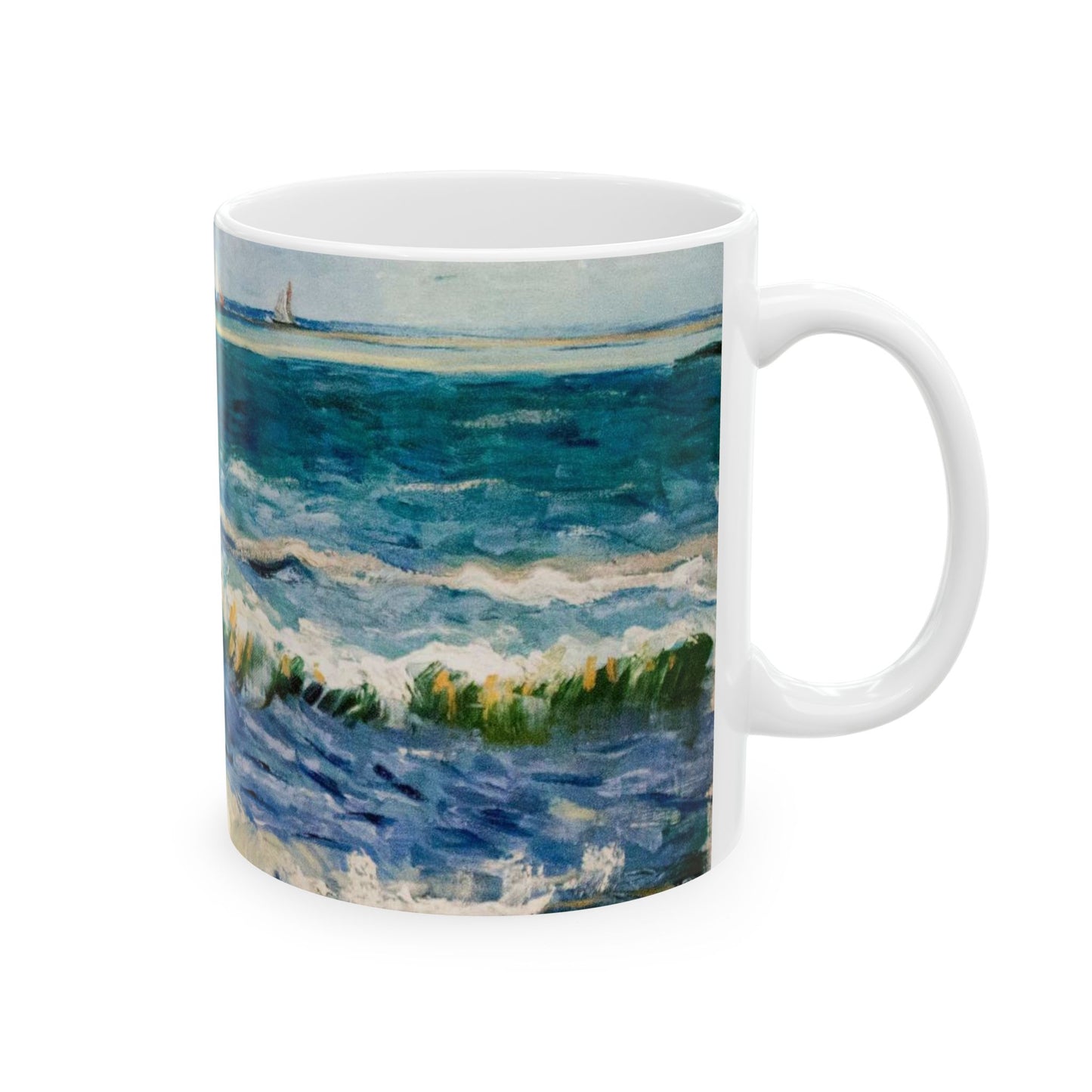 Seascape at Saintes-Maries - My Dream Beautiful Novelty Ceramic Coffee Mug 11oz