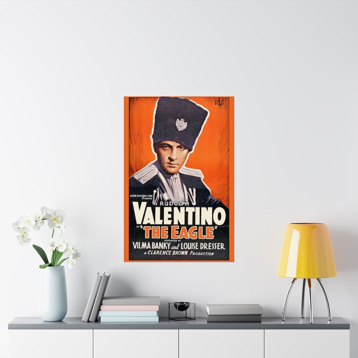 The-Eagle-1925-Rudolph-Valentino High Quality Matte Wall Art Poster for Home, Office, Classroom