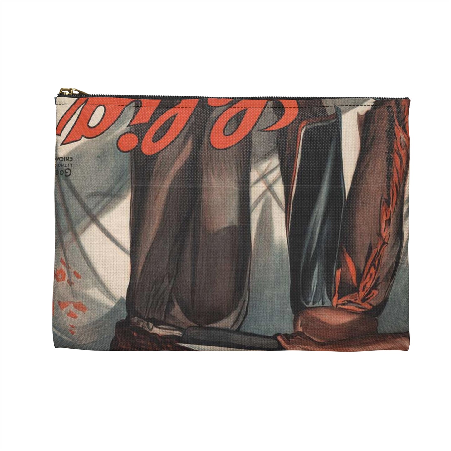 The way of the redman Blood of his fathers. Large Organizer Pouch with Black Zipper