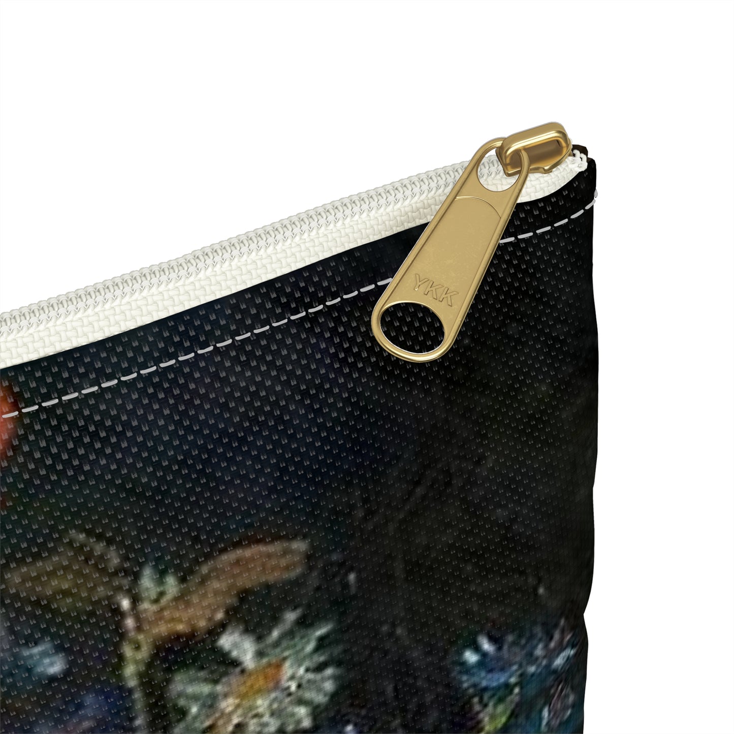 Still life with meadow flowers and roses Van Gogh 1886 Large Organizer Pouch with Black Zipper