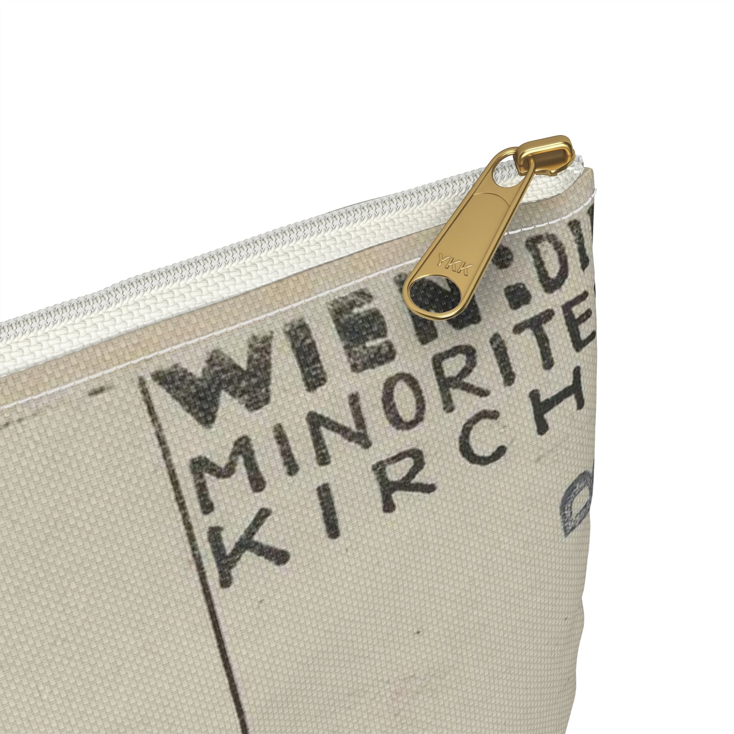 Vienna- Minorite Church (Wien- Die Minoriten Kirche) MET DP844339 Large Organizer Pouch with Black Zipper