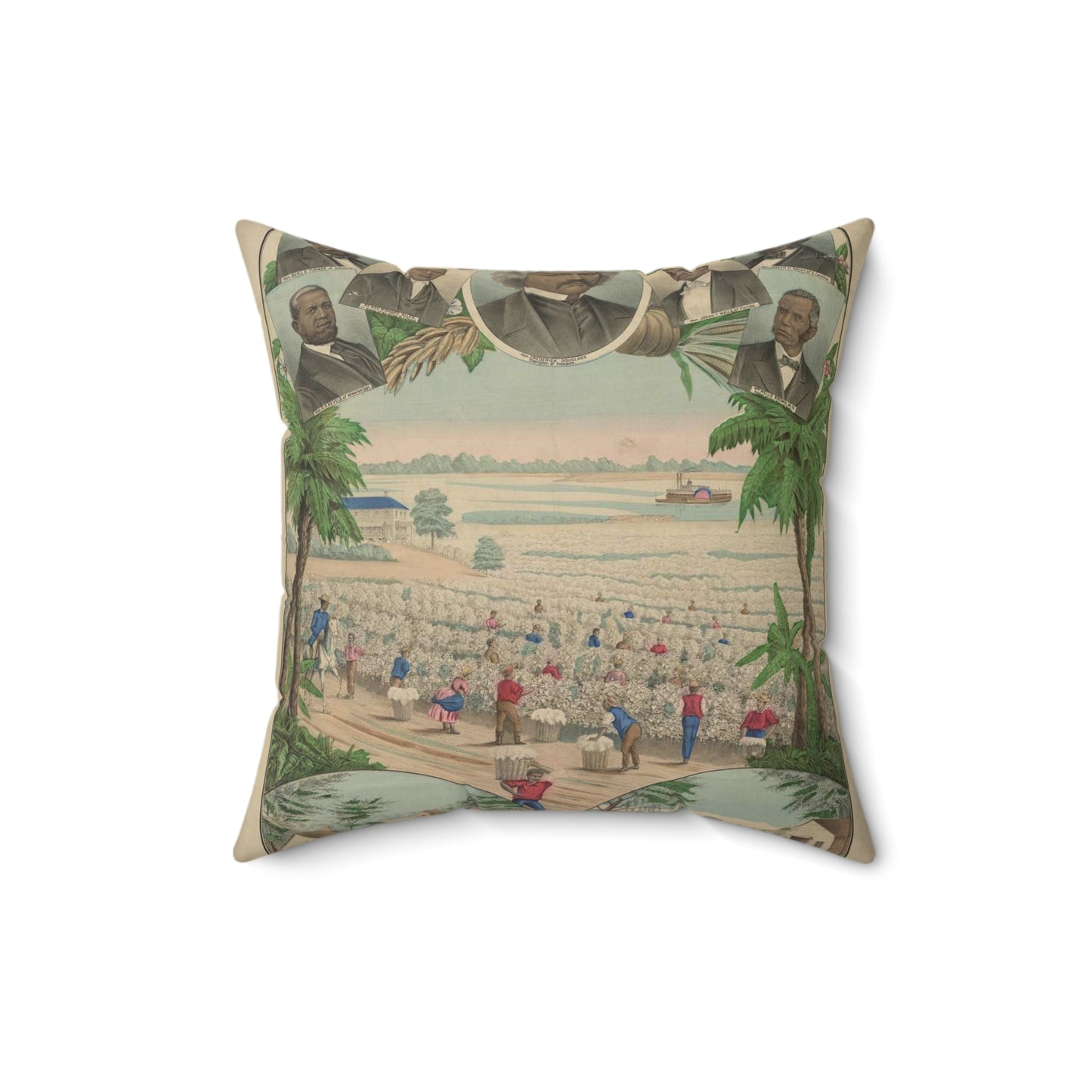 From the plantation to the Senate Decorative Accent Square Pillow