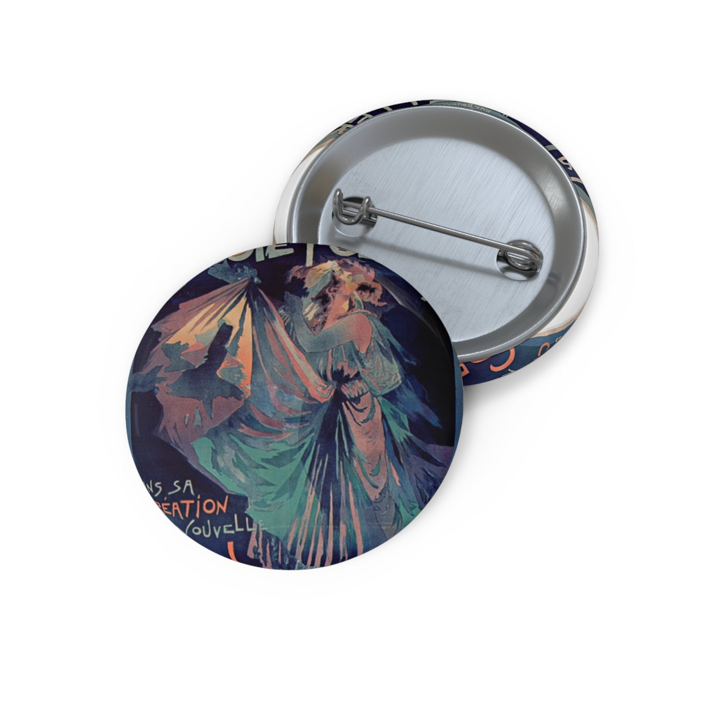 Georges de Feure - Affiche Loie Fuller Pin Buttons with Crisp Design