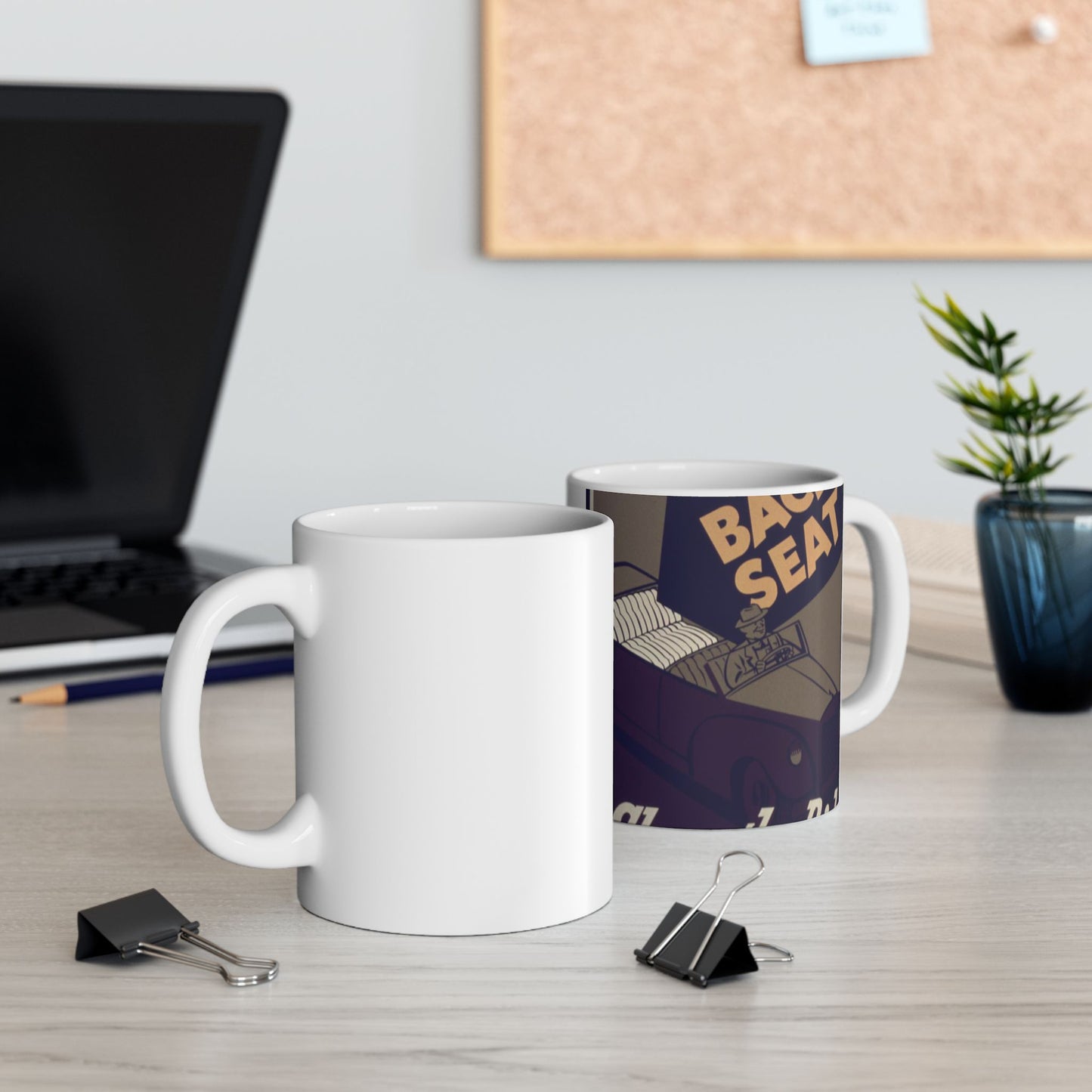 Flip Up That Backseat Share The Ride^ - NARA - 533928 Beautiful Novelty Ceramic Coffee Mug 11oz