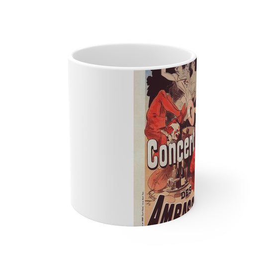 Affiche pour le "Concert des Ambassadeurs". Beautiful Novelty Ceramic Coffee Mug 11oz