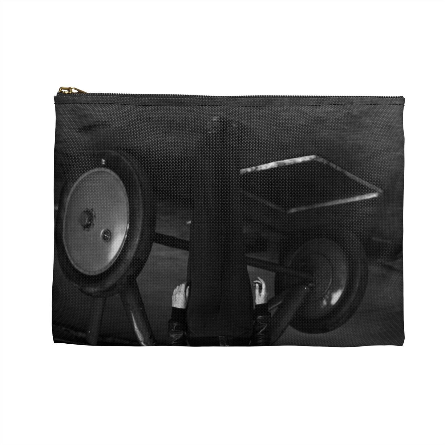 Amelia Earhart - U.S. National Archives Public Domain photograph Large Organizer Pouch with Black Zipper